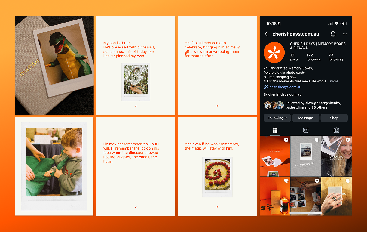 Cherish Days — design deliverable 3