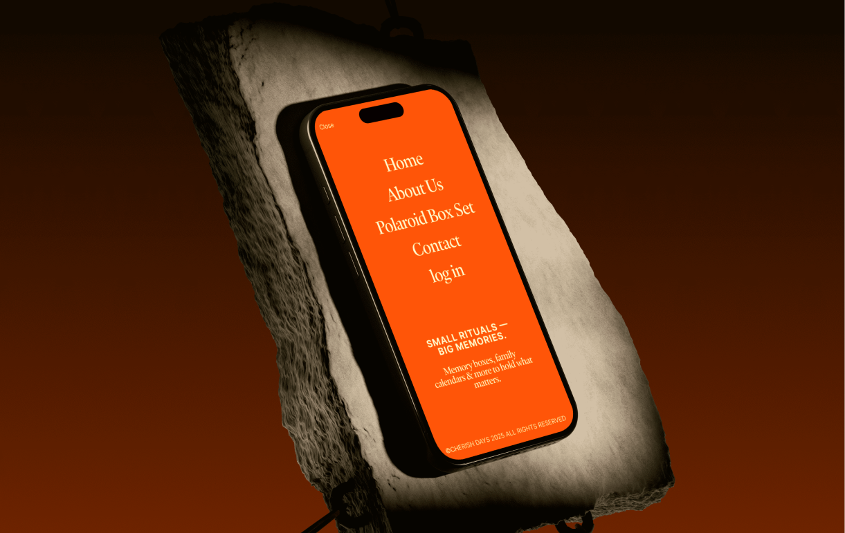 Cherish Days — design deliverable 4