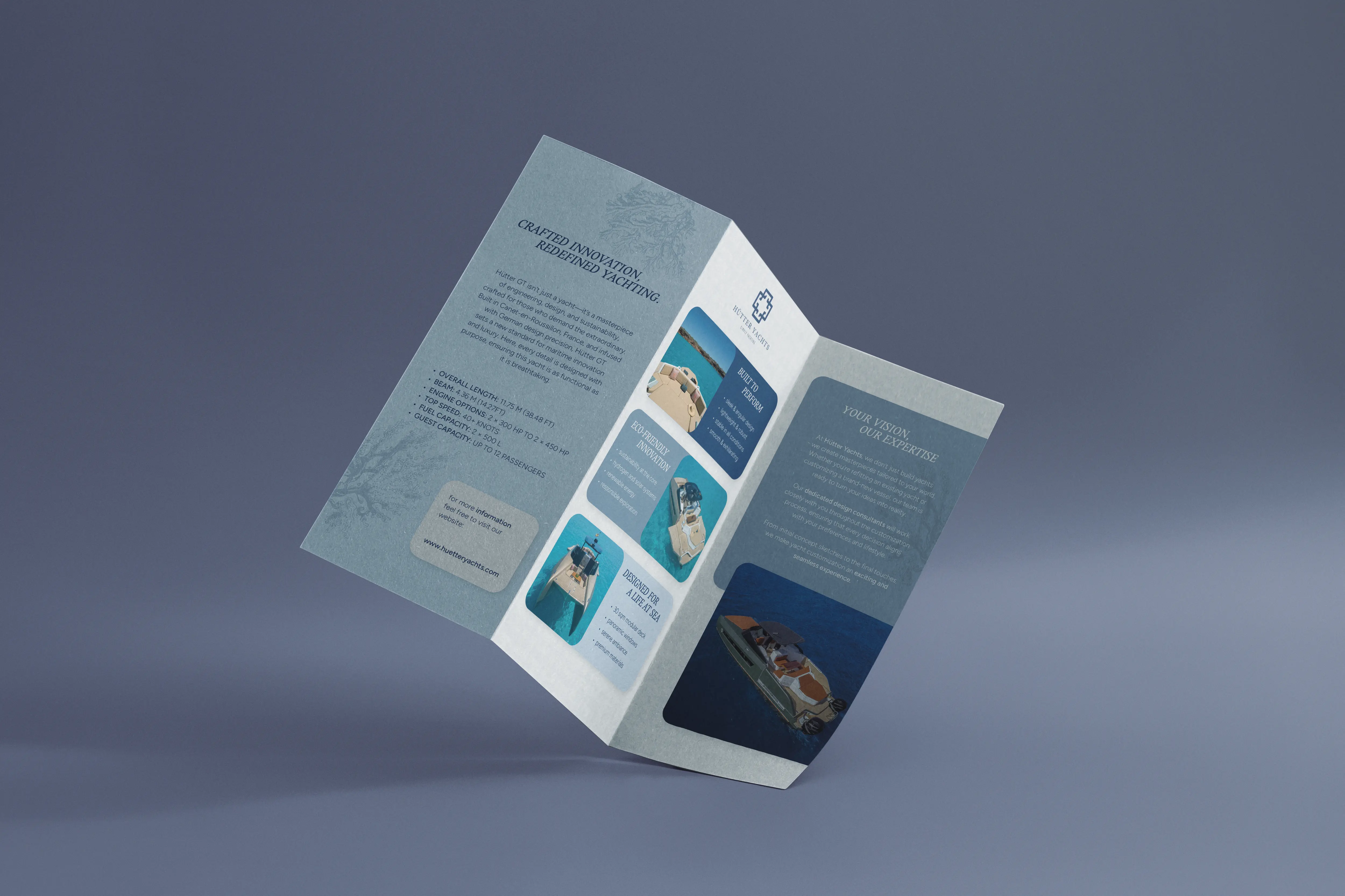 House of Hütter Yacht Flyer