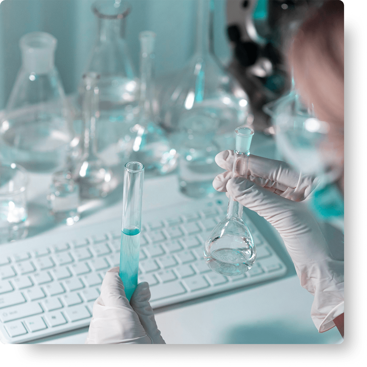 research on a liquid substance