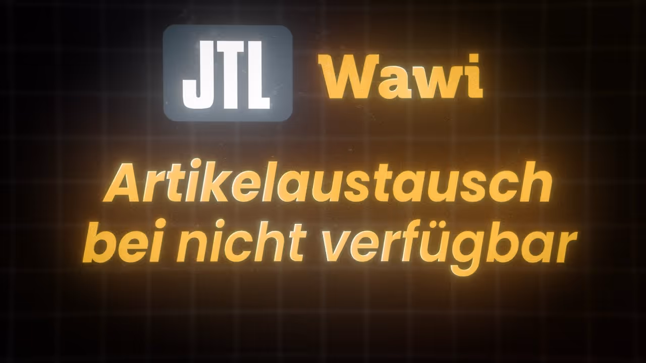 Ausverkaufter Topseller im JTL-Shop: leeres Regal und verlassener Warenkorb – keine Alternative sichtbar