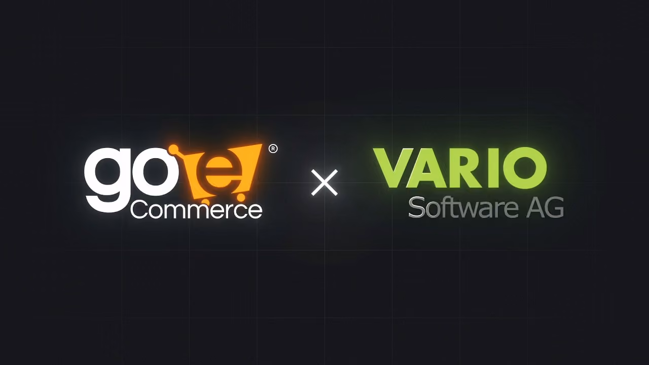 go eCommerce und VARIO Logos: go eCommerce ist Solution Partner und App Partner für VARIO Cloud