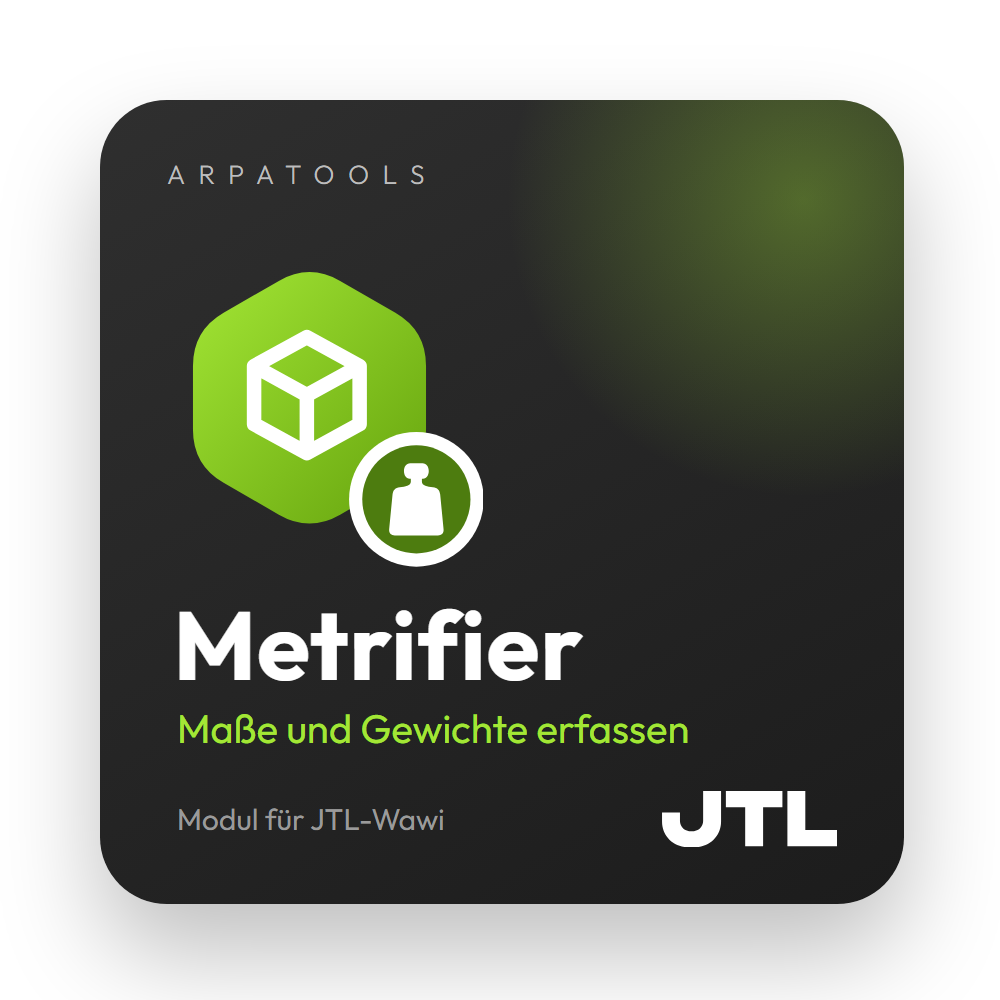 arpaTools Metrifier für JTL-Wawi