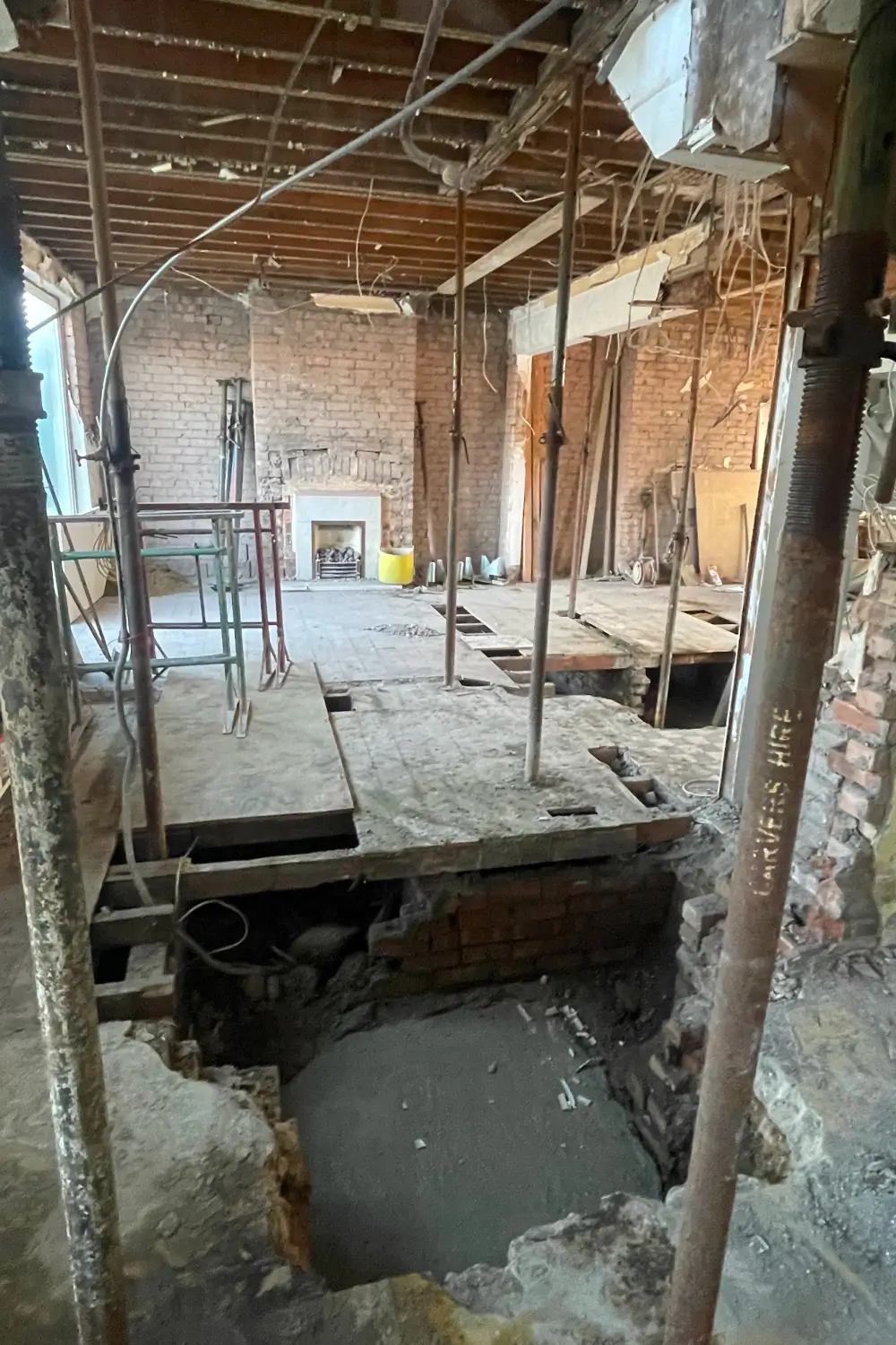 Schedule of Condition inside the property floor