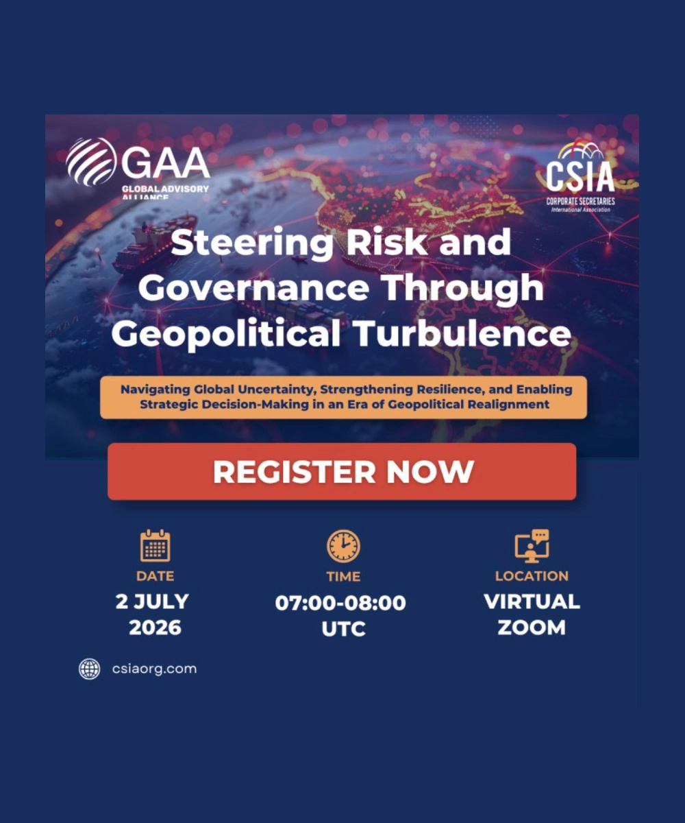 Risk Governance and Geopolitical Turbulence