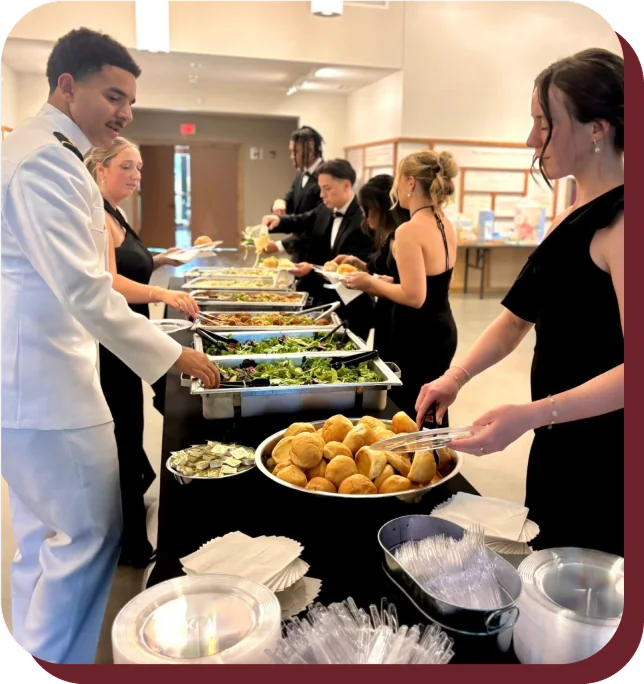Catering at event