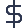 Stylised dollar sign indicating this field is for salary and benefits