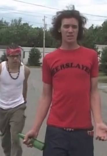 Trevor from Trailer Park Boys, used as a stand-in for Jayden Daniels' slight build