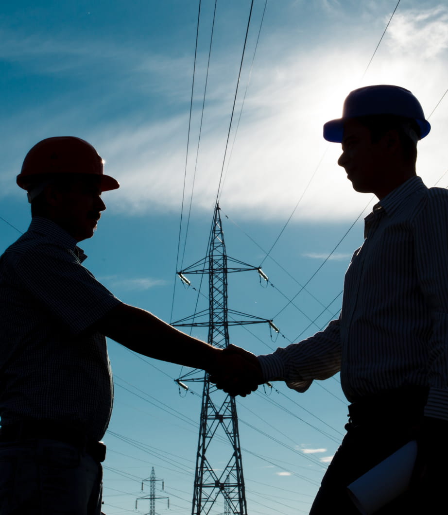 a surveyor working outside