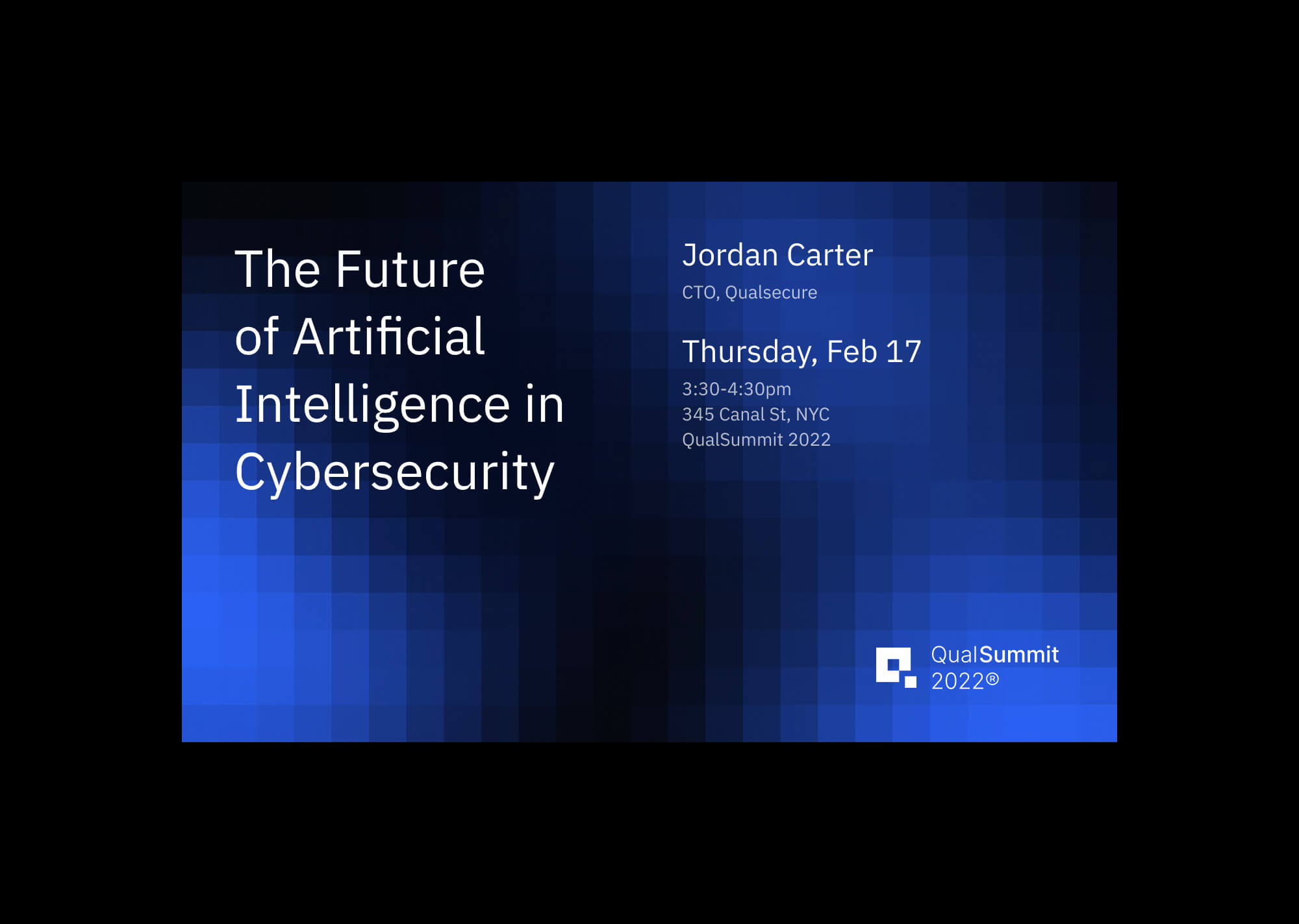 Ad Banner for Cyber Security Company Qualsecure