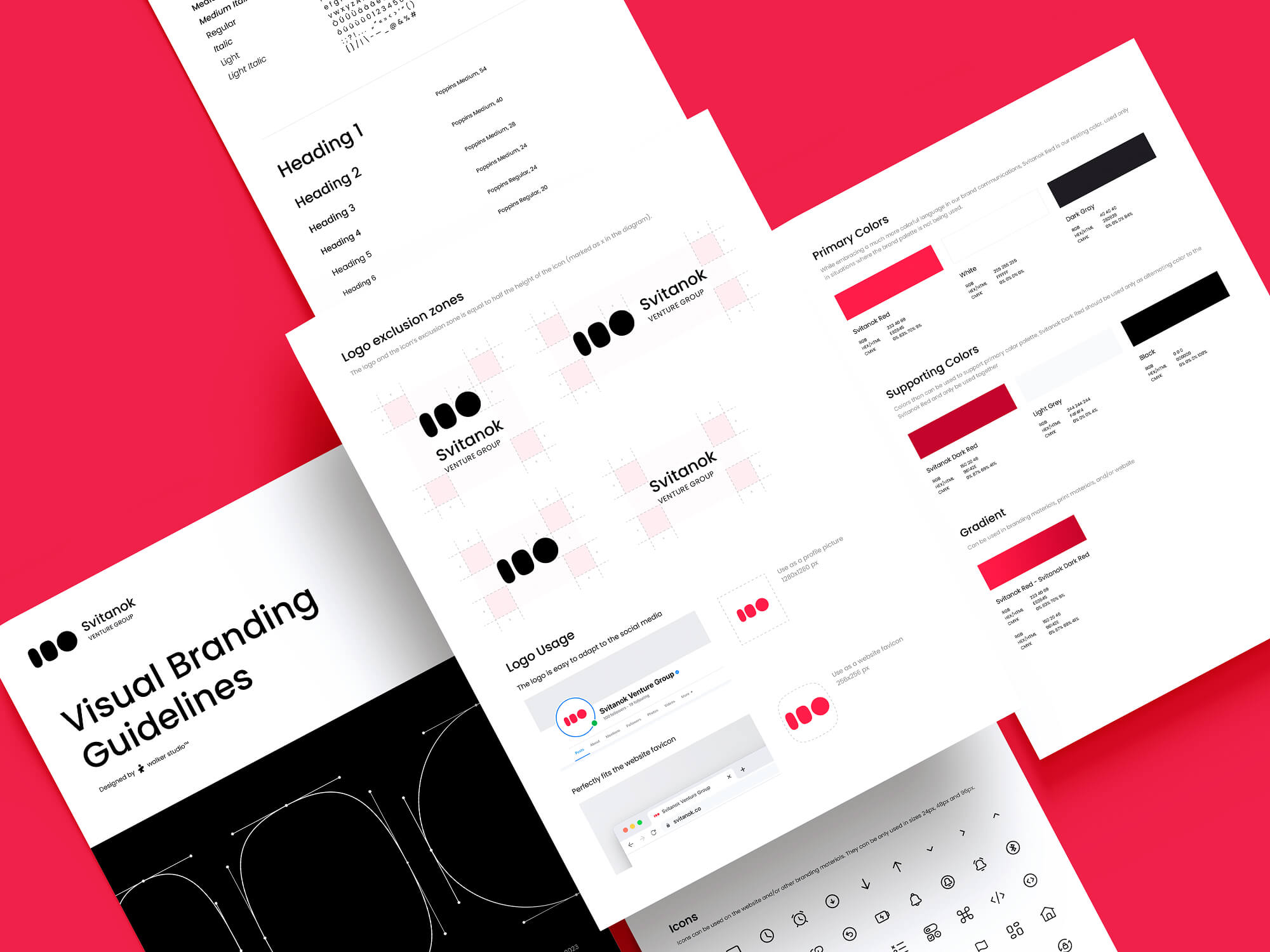 Design Guidelines System  for Svitanok Venture Group - by Human Made