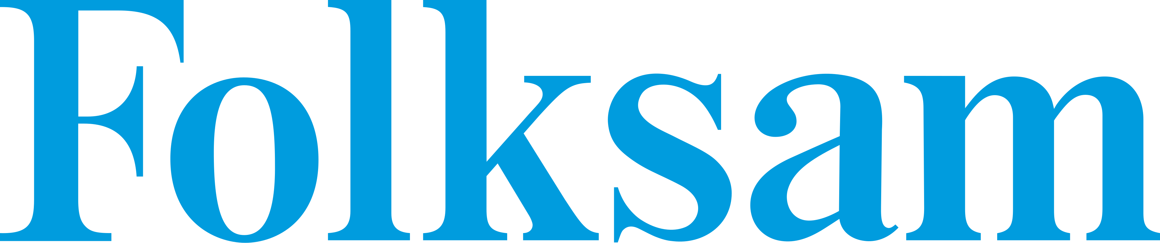 Folksam company name in blue serif font.