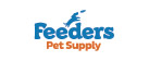 Feeders Pet Supply logo with bird silhouette.