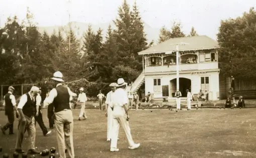 Queenstown Bowling Club Historical Photograph