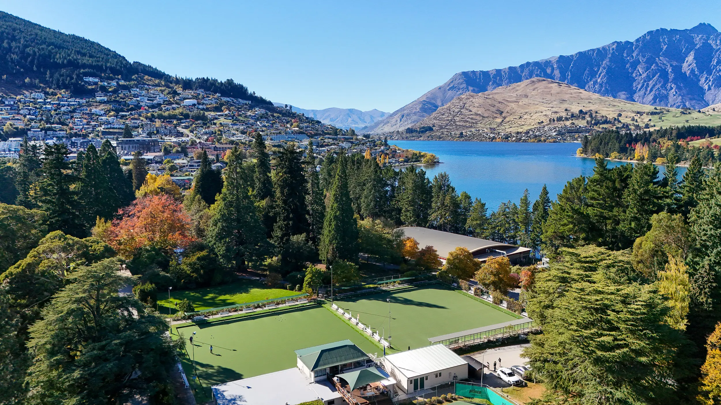 Queenstown Bowling Club Drone Photo