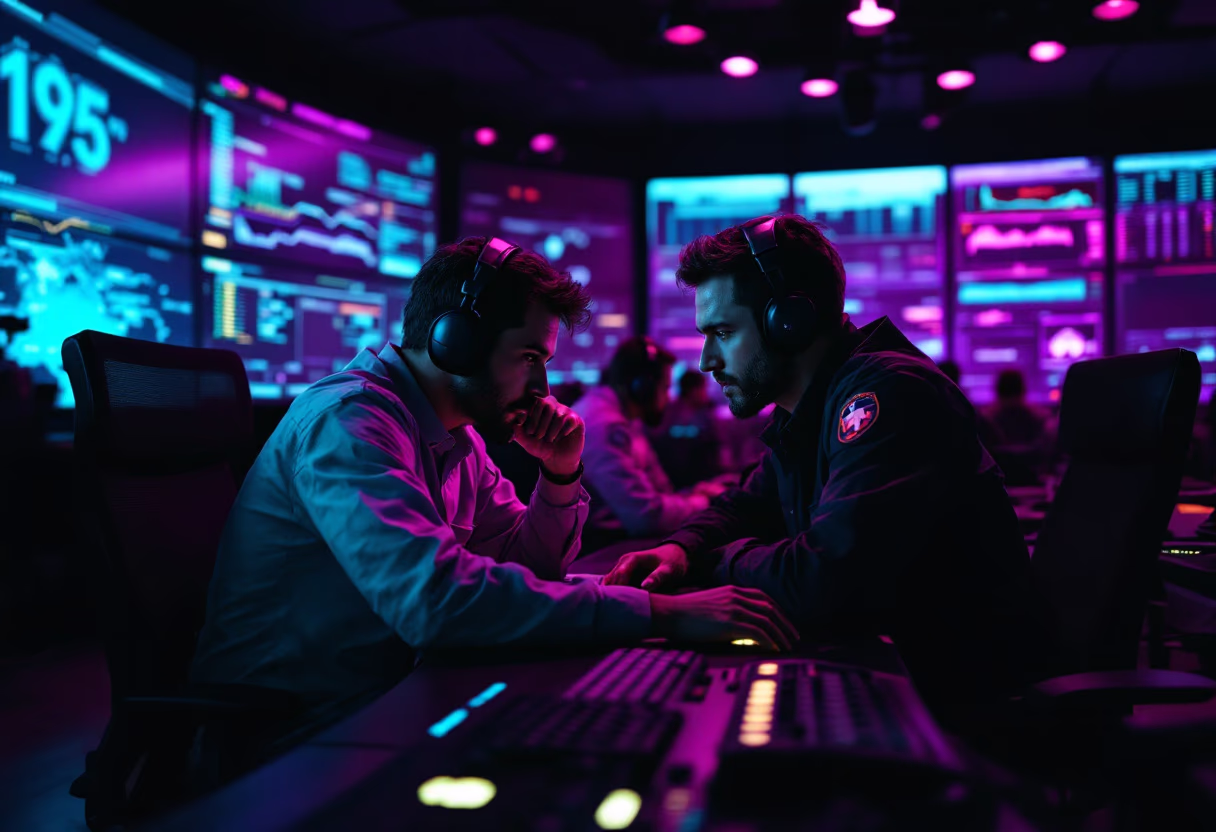 image of a traffic control center (for a mobility and transportation)