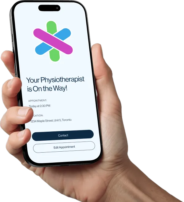 Person using Therapia Mobile Application