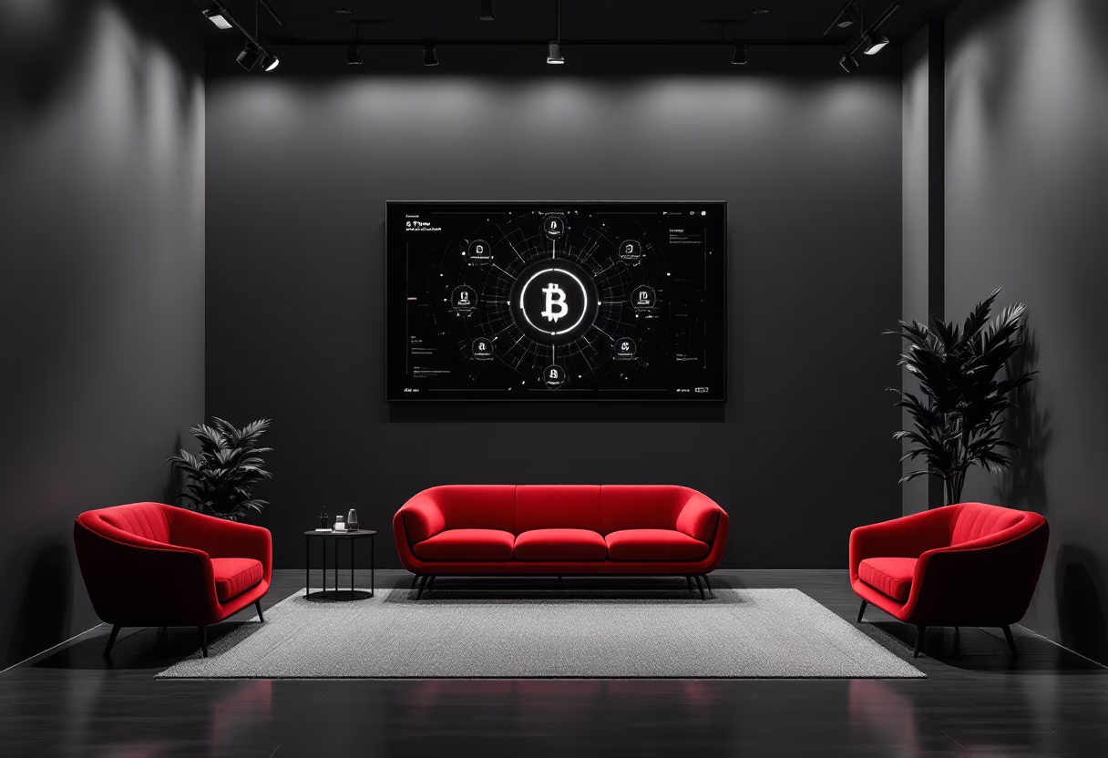 [background image] image of office environment (for a blockchain and cryptocurrency)