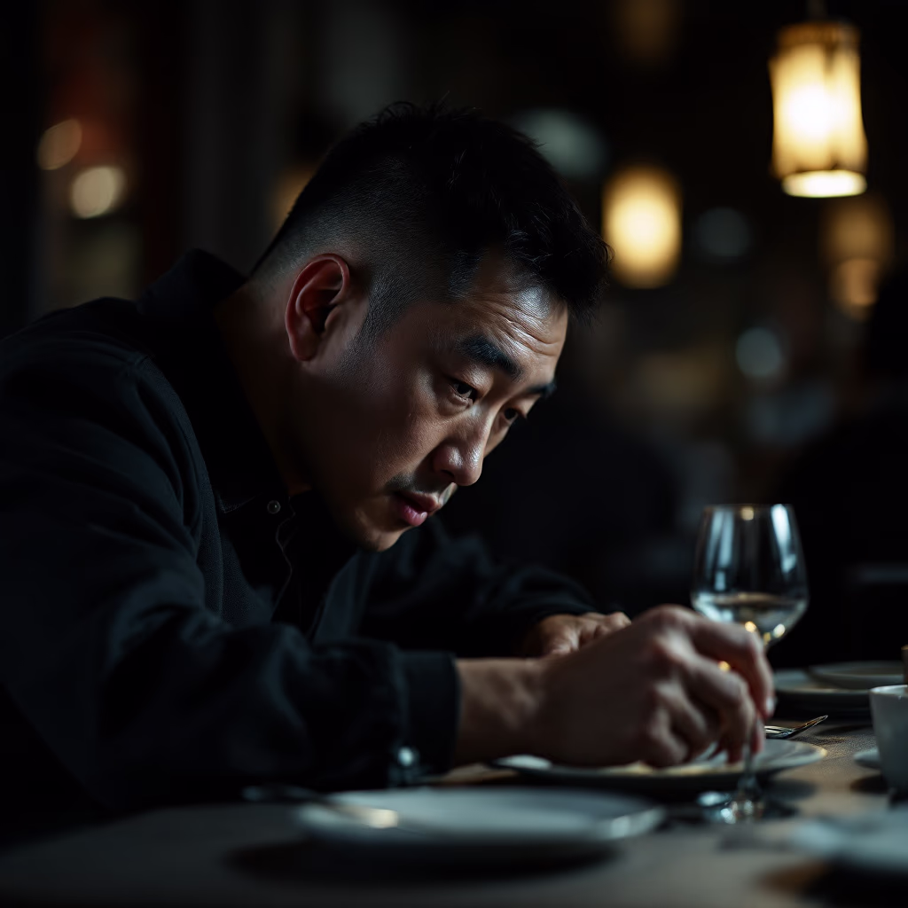 [headshot] image of customer (for a chinese restaurant)