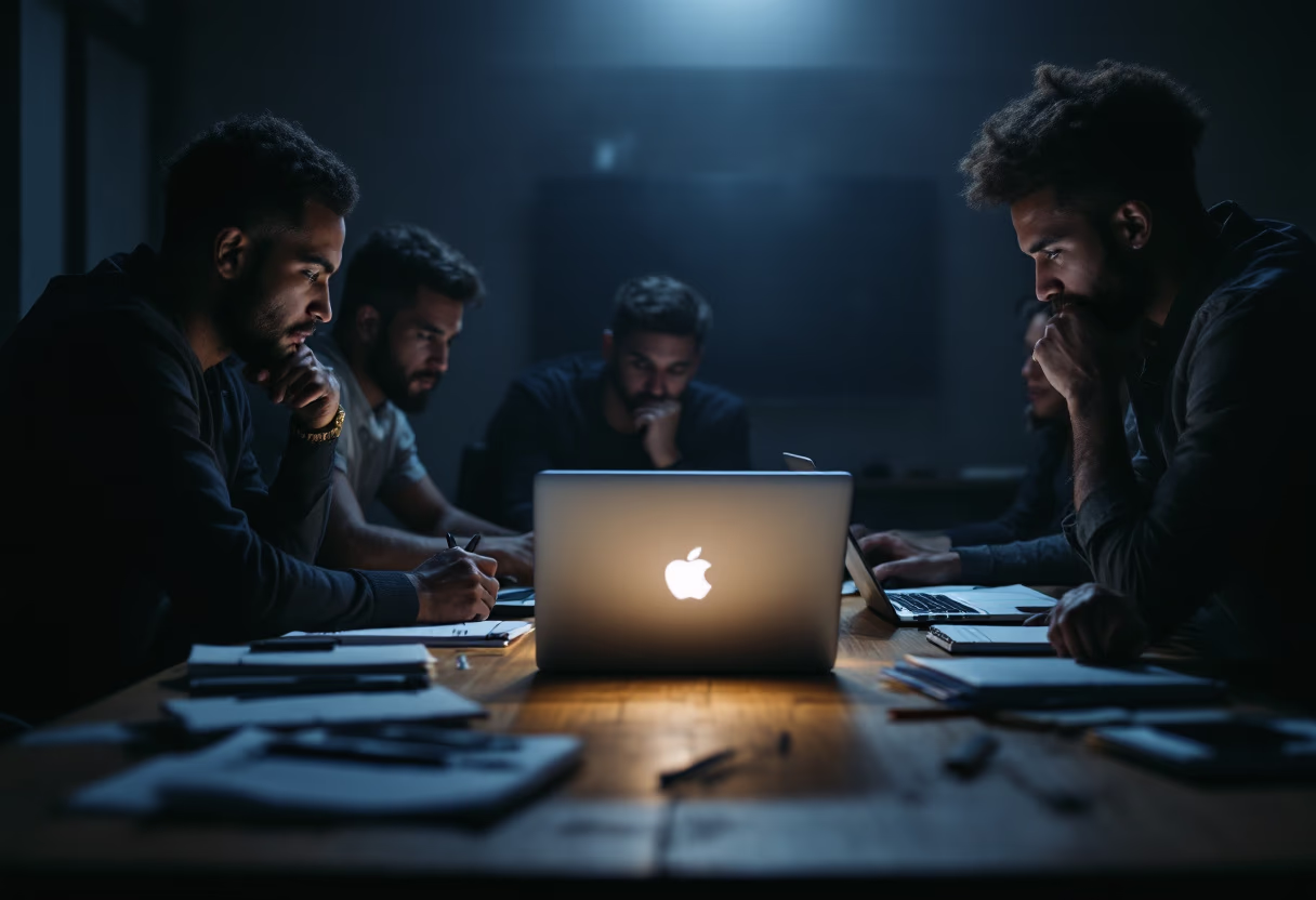 image of brainstorming session for a productivity tools business