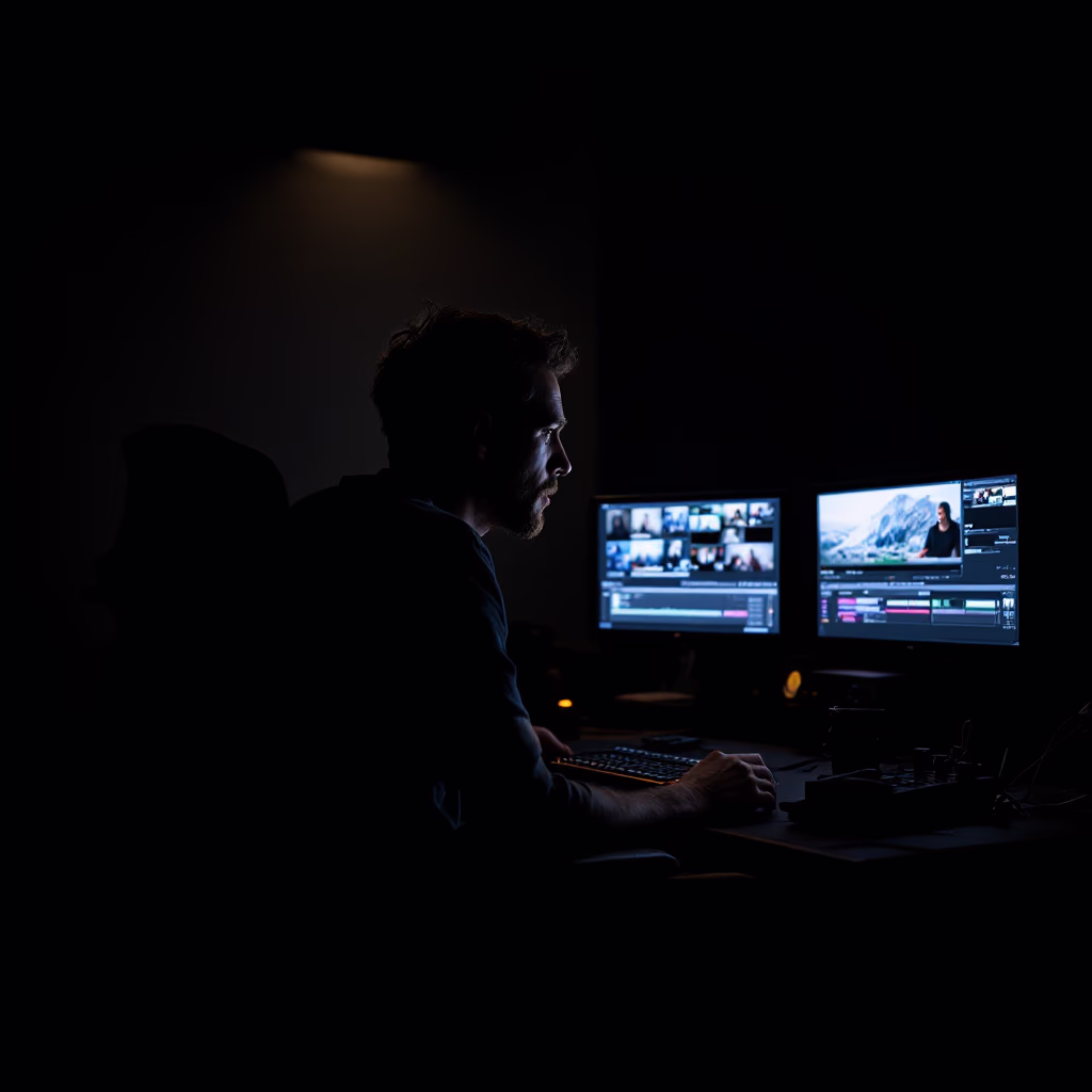 [team] image of team member (for a film production company)