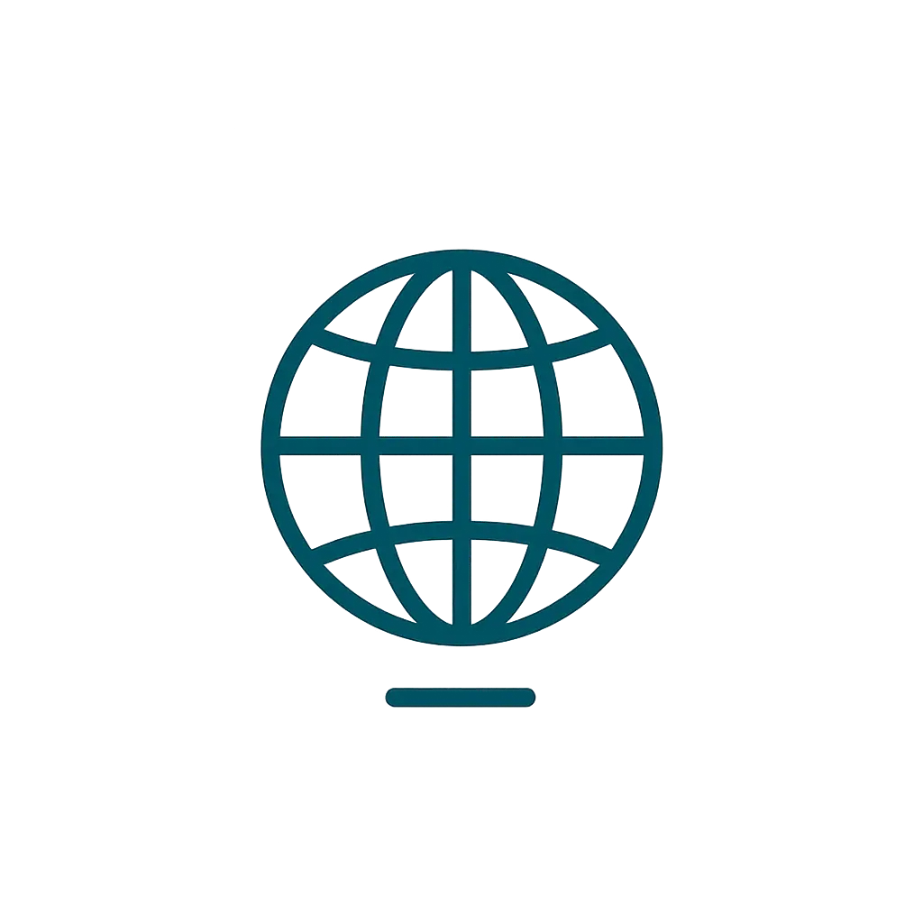 a globe representing the world