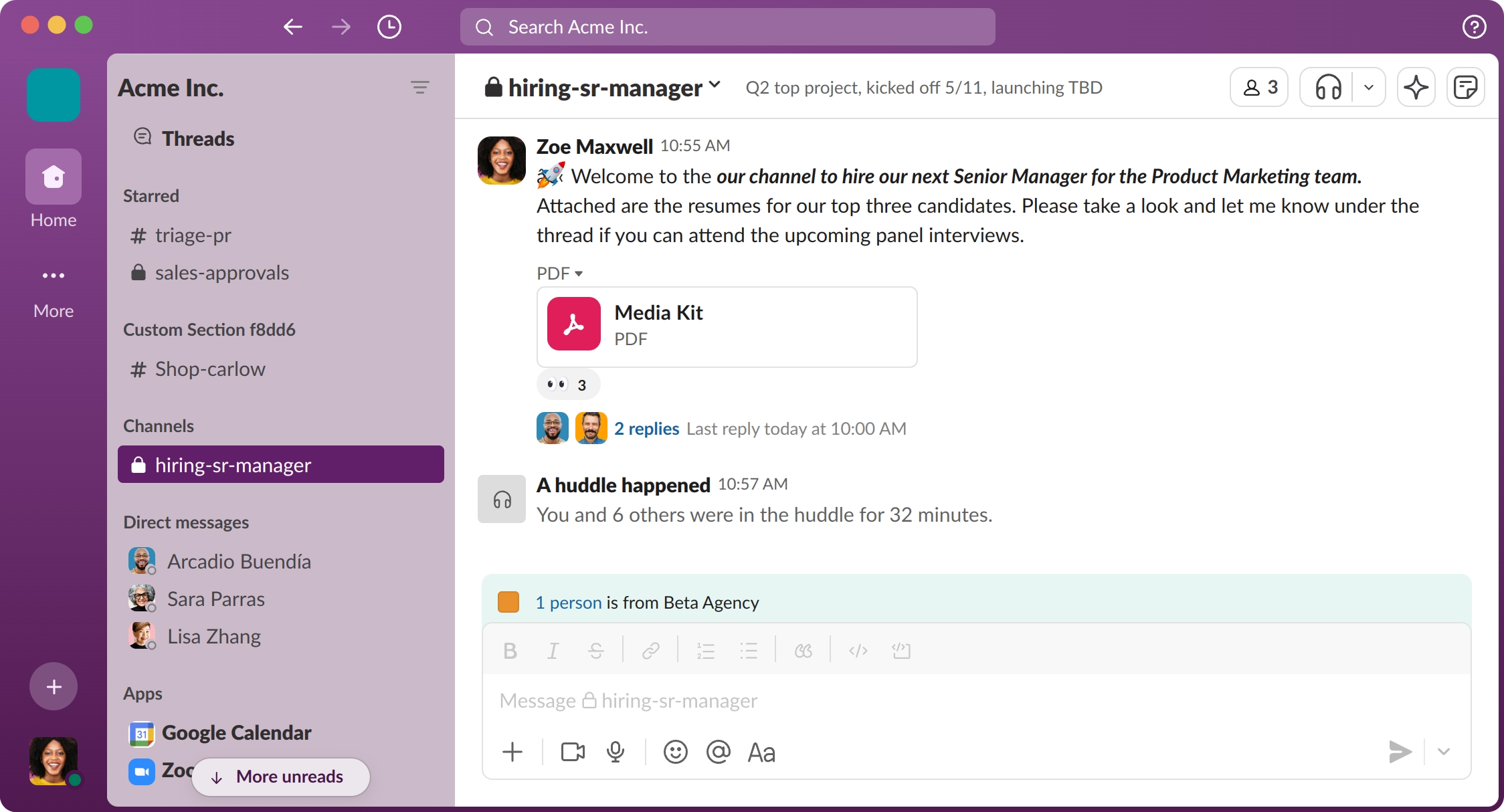 Why Slack Is the AI-powered Platform for Work for Salesforce HR Teams | Slack