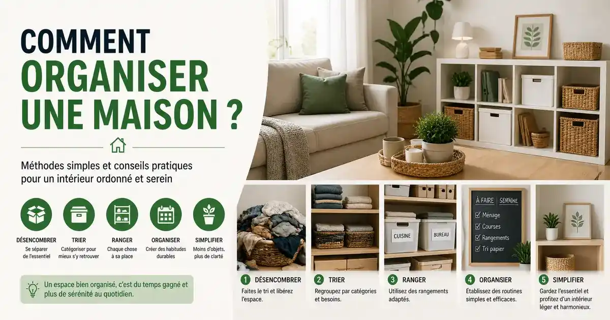 Comment organiser une maison ?