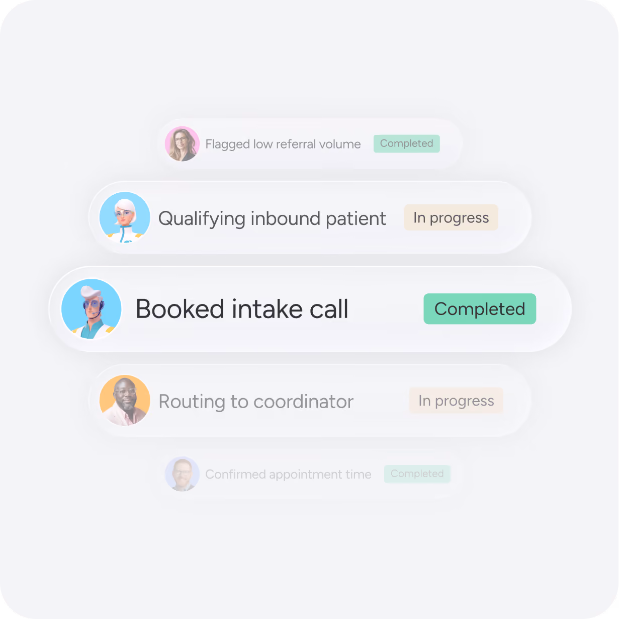 AI agents handle scheduling and routing