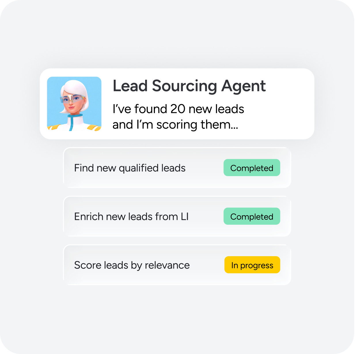 Lead sourcing agent
