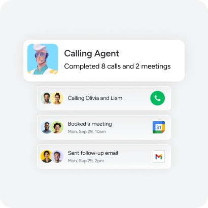 Calling agent