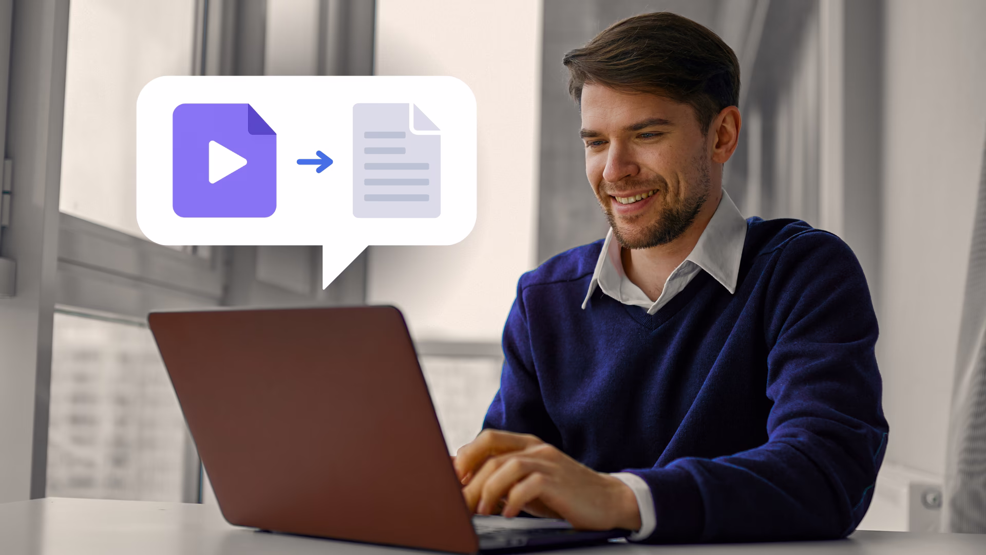 Transkriptionssoftware in einem Online-Meeting