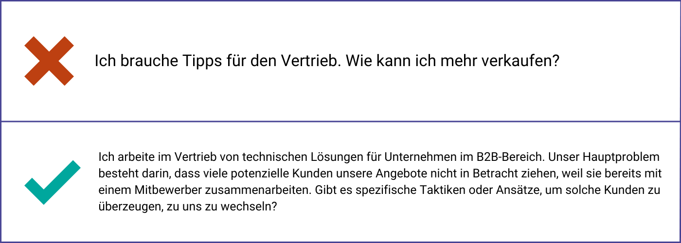 Tipps für erstklassige ChatGPT-Prompts