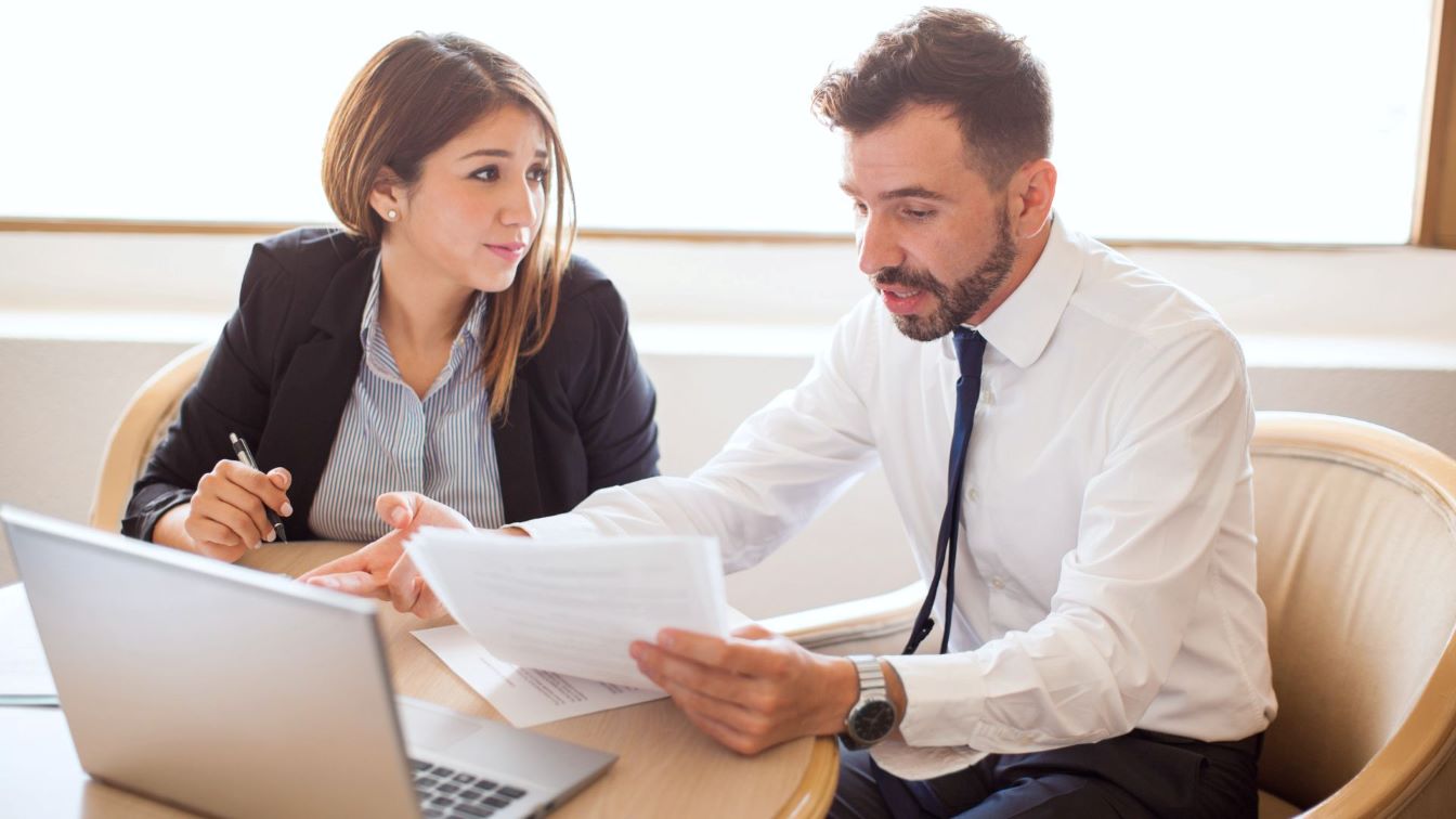Two Lawyers in a Meeting