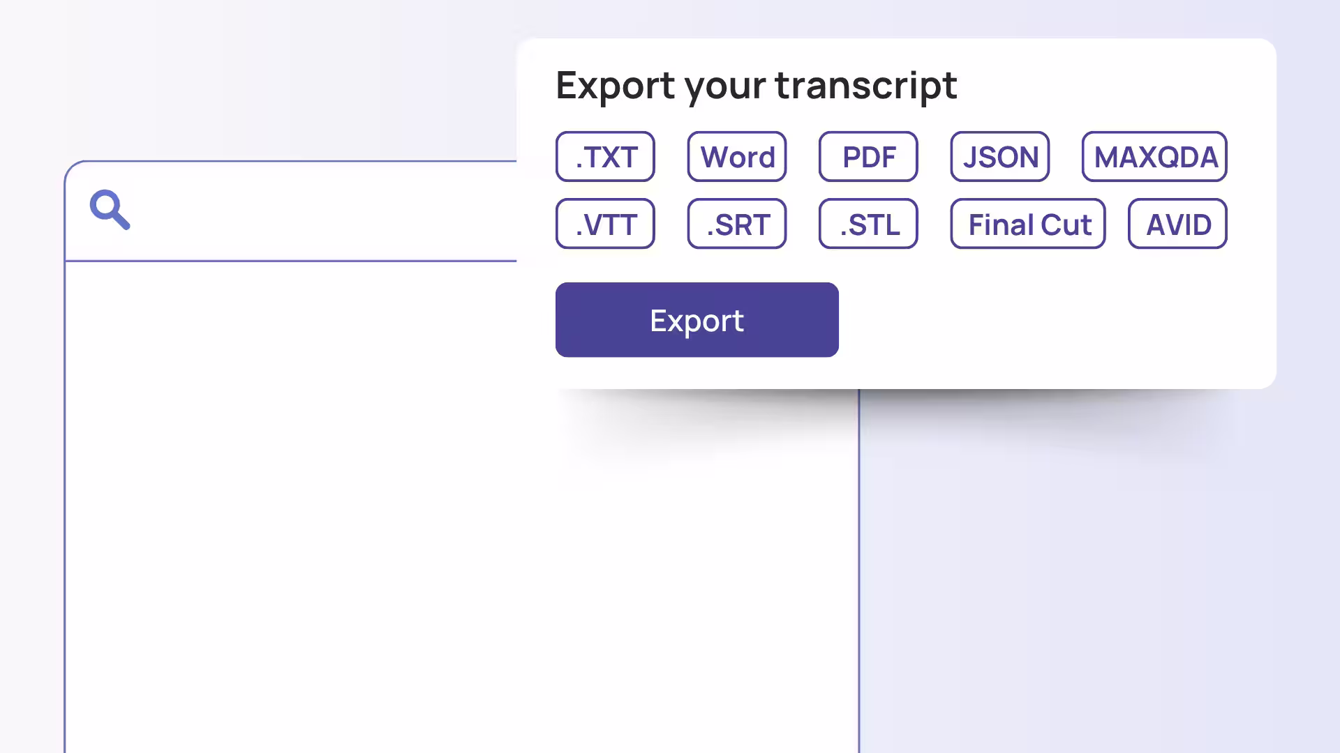 Sally AI Exportformate