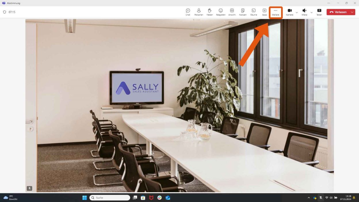 MS Teams Chat Einstellungen