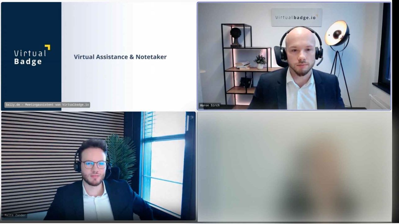 Meeting Transkription mit eigenem Branding
