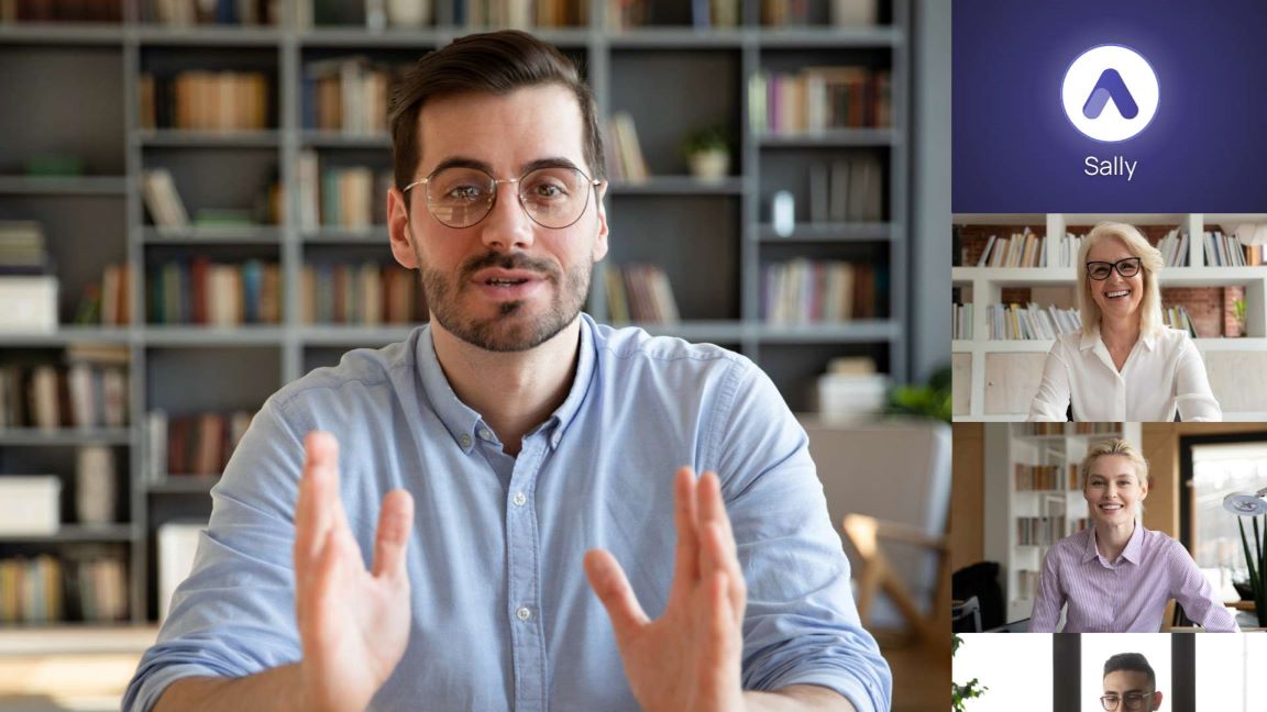 Online Meeting mit Sally AI