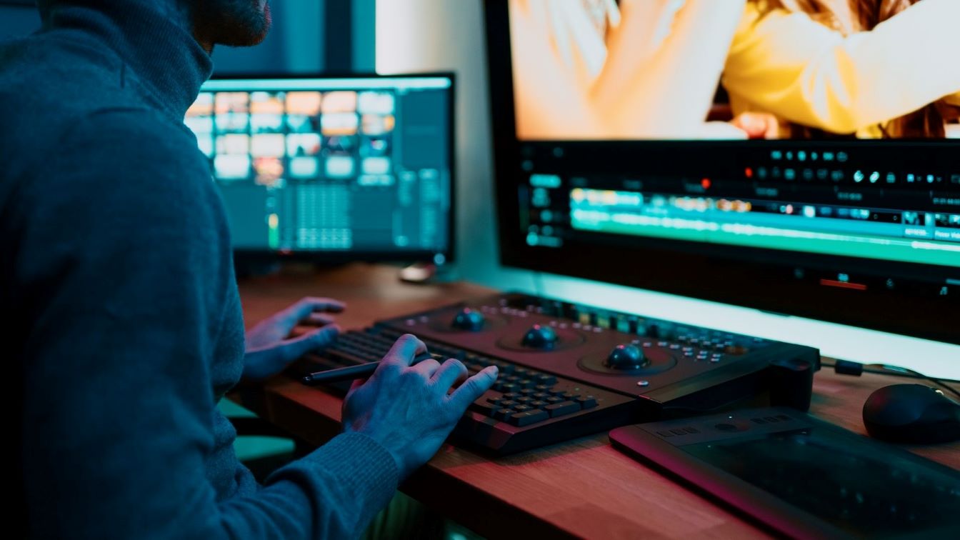Guy uploading his Video for transcription