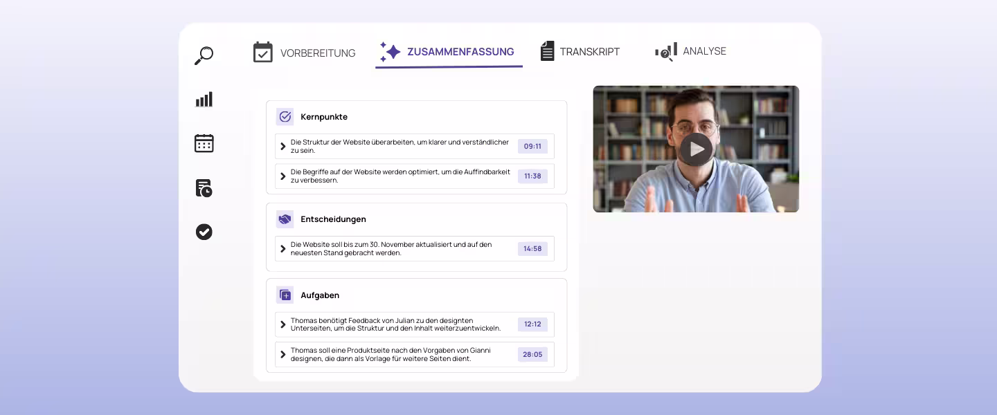 Sally AI Tool Übersicht