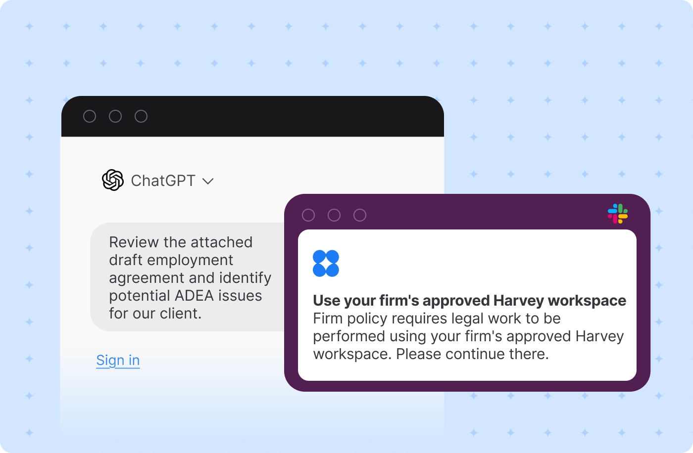 Enforce approved AI platforms and accounts