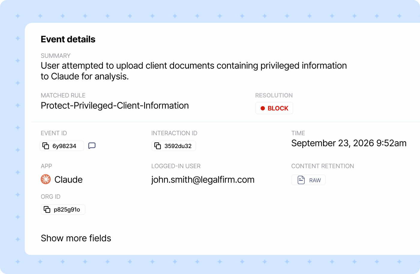 Maintain evidence of AI governance