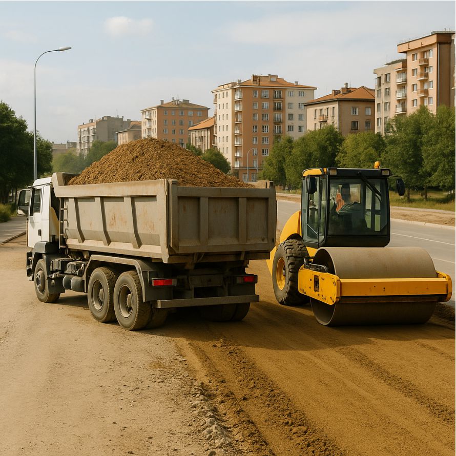camioneta en la calle