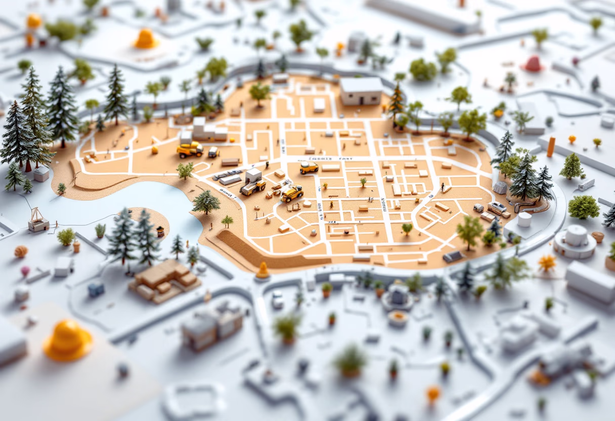 [background image] image of company location map (for a construction company)