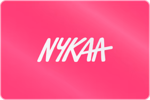 Find Nykaa gift cards, beauty vouchers, and skincare discounts to save on top brands.