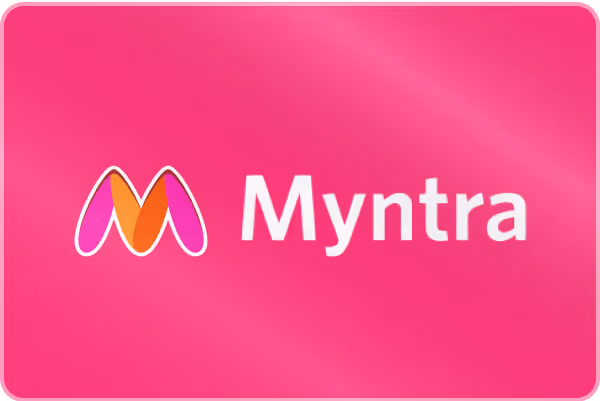 Shop with Myntra gift cards and shopping vouchers for top fashion deals and discounts now live.