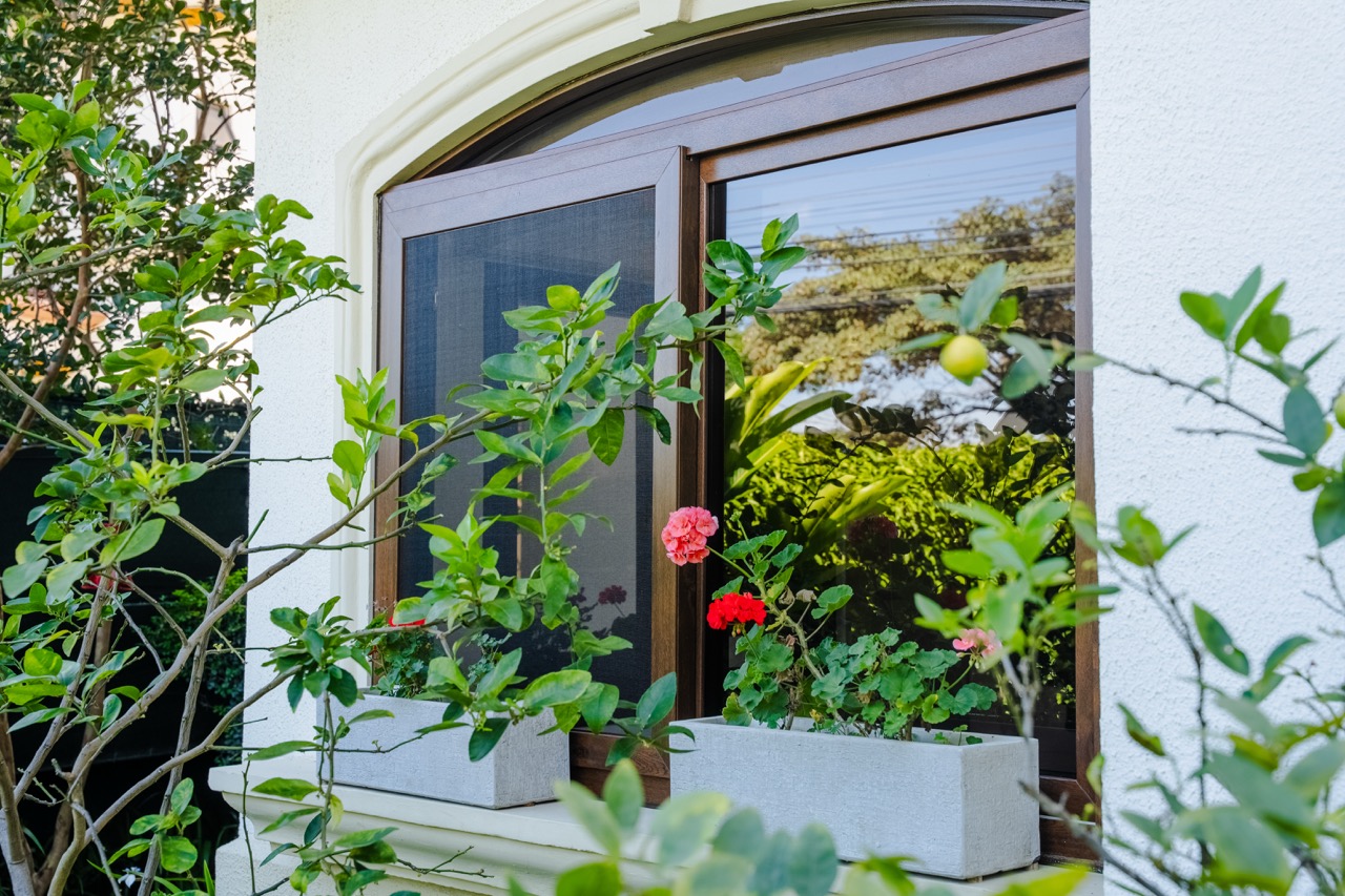 Ventana de PVC imitación madera