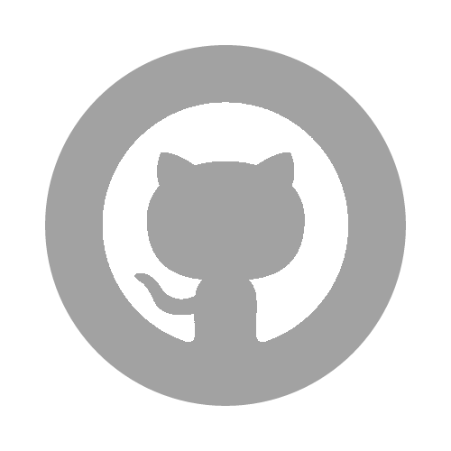 Github logo - grey color