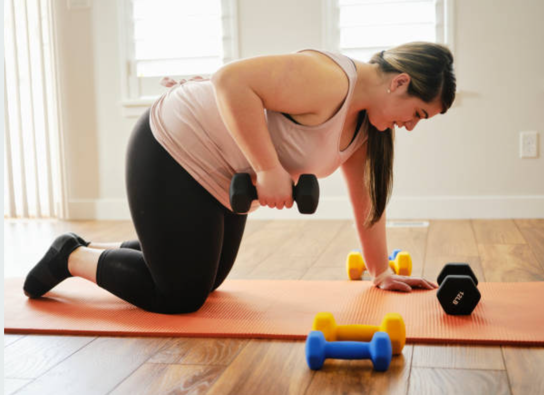 image of yoga class (for a gym)