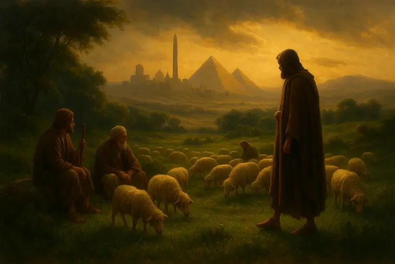 Yosef brings his whole family of 70 to live in Goshen